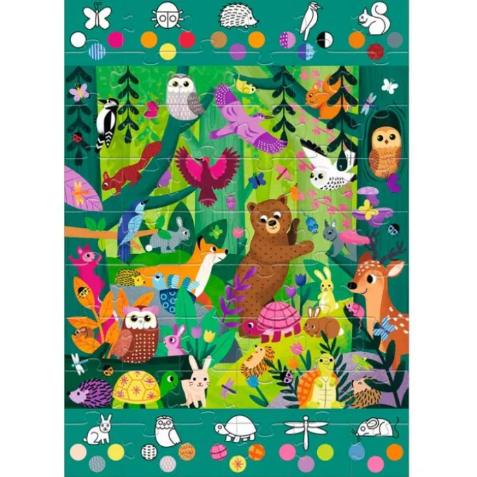 Puzle de observación Bosque 54 piezas - Djeco