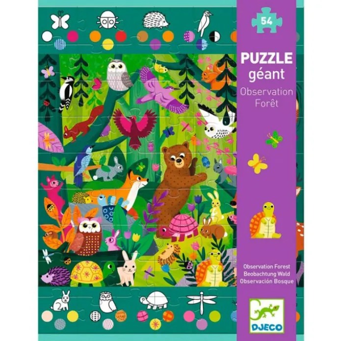 Puzle de observación Bosque 54 piezas - Djeco