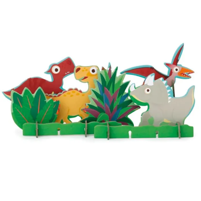 Puzle dinosaurios 3D 36 piezas - Scratch