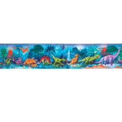 Puzle dinosaurios que brilla en la oscuridad 1,5 m 200 piezas - Hape