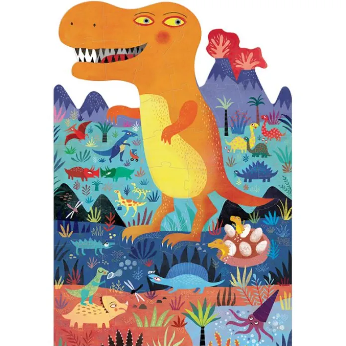 Puzle 2 en 1 dinosaurios My T-Rex 36 piezas - Londji