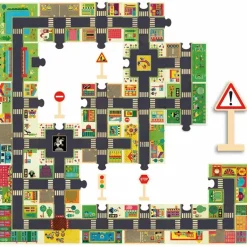 Puzle gigante La ciudad 24 piezas - Djeco