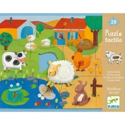 Puzle Granja táctil 20 piezas - Djeco