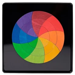Puzle magnético de madera círculo de colores - Grimm's