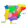 Puzle mapa comunidades de España translúcido 20 piezas - Sumando Momentos