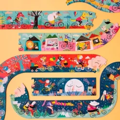 Puzle My bike Animales en bicicleta 54 piezas - Londji