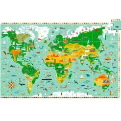 Puzle Observación 200 piezas Monumentos del mundo - Djeco