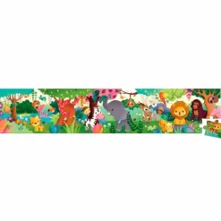 Puzle panorámico animales salvajes 36 piezas - Janod