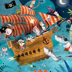 Puzle Piratas 36 piezas - Janod