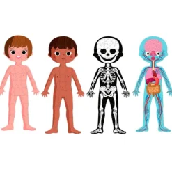 Puzles cuerpo humano 225 piezas - Janod