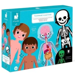Puzles cuerpo humano 225 piezas - Janod
