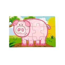 Puzles de madera Diorama Farm (4) - Andreu Toys