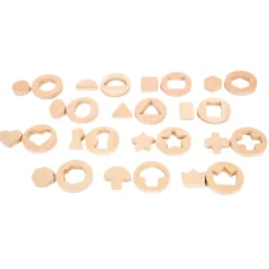 Puzles de madera encajables formas dentro-fuera (14) - Tickit