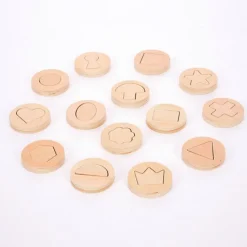 Puzles de madera encajables formas dentro-fuera (14) - Tickit