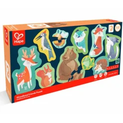 Puzles evolutivos Animales del bosque (10) - Hape