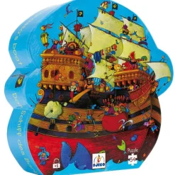 Puzle silueta Barco Pirata 54 piezas - Djeco