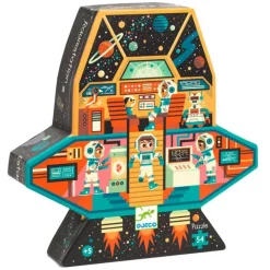 Puzle silueta Estación espacial 54 piezas - Djeco