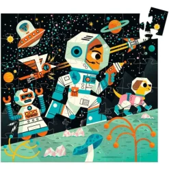 Puzle silueta Estación espacial 54 piezas - Djeco