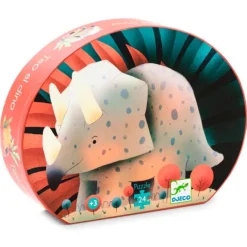 Puzle silueta Teo el dinosaurio 24 piezas - Djeco