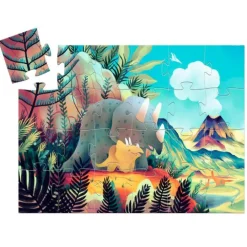 Puzle silueta Teo el dinosaurio 24 piezas - Djeco