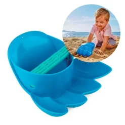 Rastrillo garra gigante azul para arena - Hape
