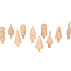Árboles de madera natural (10) - TickiT