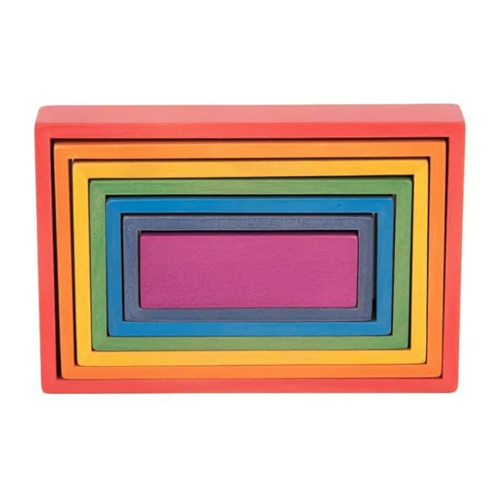 Rectángulos de madera de colores (7)- TickiT