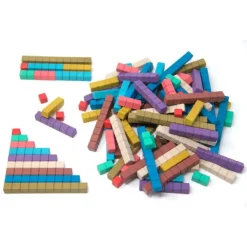 Regletas cuisenaire de madera (100) - Wissner