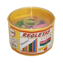 Regletas cuisenaire fraccionadas (52) - LADO