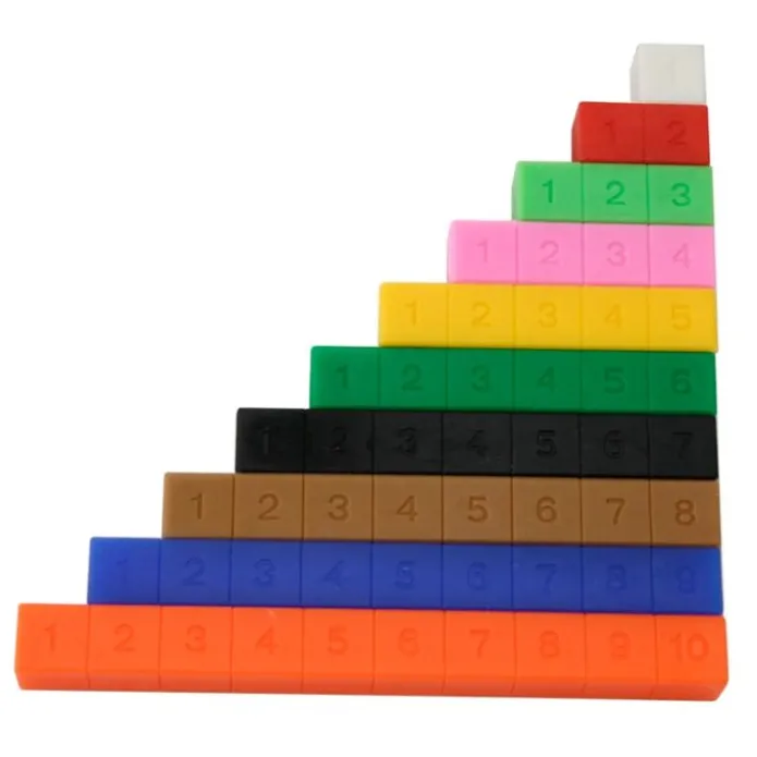 Regletas cuisenaire fraccionadas (52) - LADO
