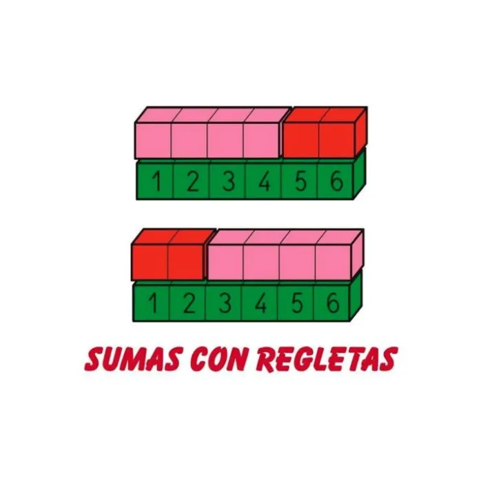 Regletas cuisenaire fraccionadas (52) - LADO