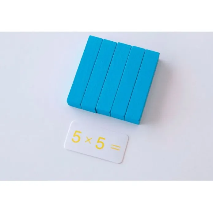 Regletas de madera de colores - Montessori