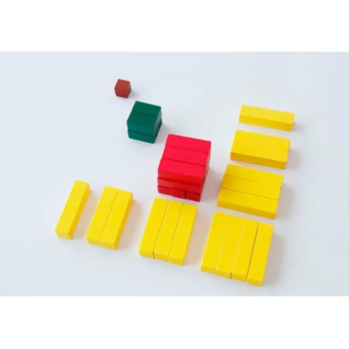Regletas de madera de colores - Montessori