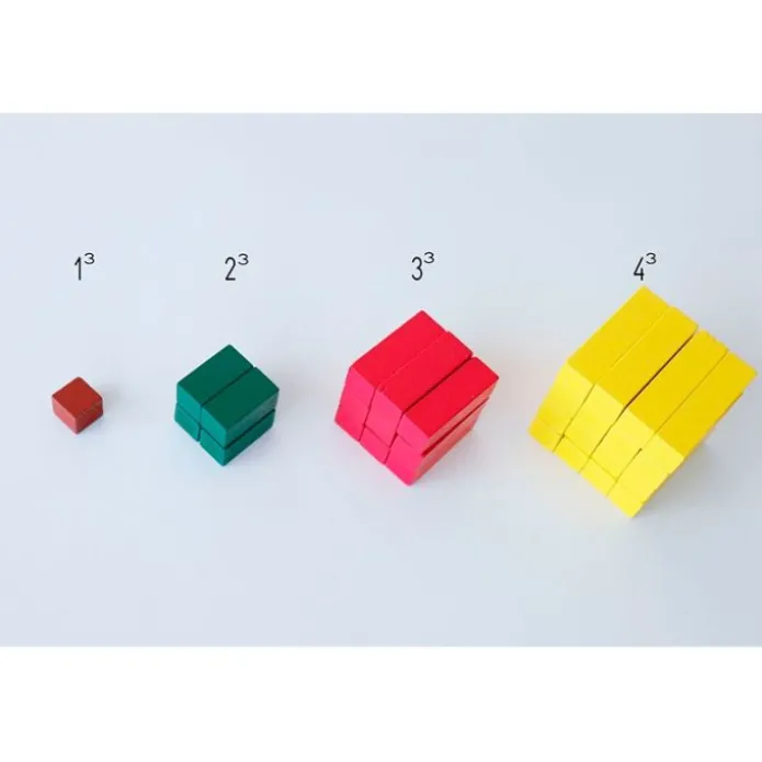 Regletas de madera de colores - Montessori