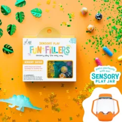 Rellenos para jarras sensoriales Safari dinosaurios - Glopals