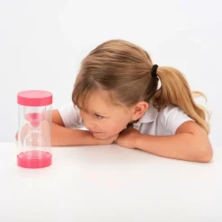 Reloj de arena rosa de 2 minutos - TickiT