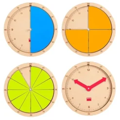 Reloj de madera para construir la hora - Akros