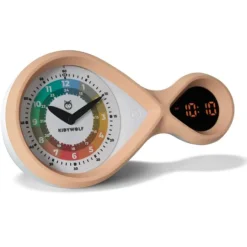 Reloj despertador analógico y digital Kidyalarm bronce - Kidywolf