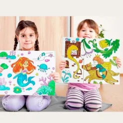 Rollo de papel adhesivo para colorear 3 metros Dinosaurios - Jarmelo