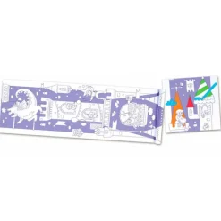 Rollo de papel para colorear 5 metros Castillos - Hape