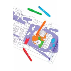 Rollo de papel para colorear 5 metros Castillos - Hape