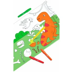 Rollo de papel para colorear 5 metros Dinosaurios - Hape