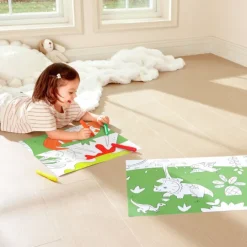 Rollo de papel para colorear 5 metros Dinosaurios - Hape