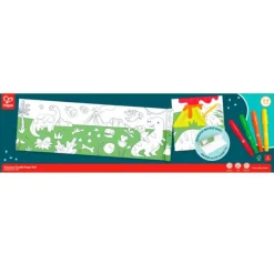 Rollo de papel para colorear 5 metros Dinosaurios - Hape