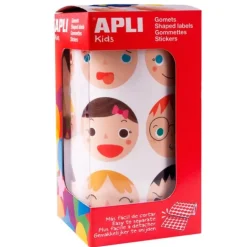 Rollo de 360 pegatinas Gomets emociones - Apli