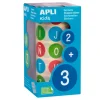 Rollo de 900 pegatinas Gomets Letras mayúsculas - Apli