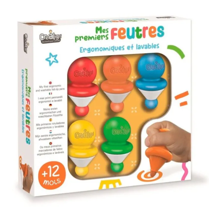 Rotuladores ergonómicos de colores (5) - Crealign
