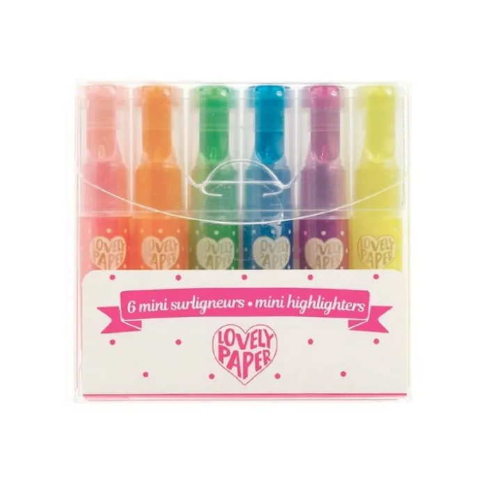 Rotuladores mini fluorescentes (6) - Djeco