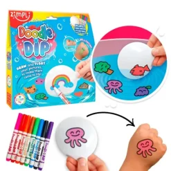 Rotuladores para dibujos y tatuajes mágicos Doodle Dip - Zimpli Kids