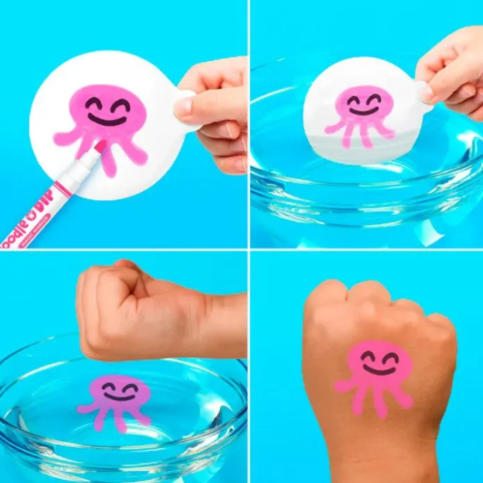 Rotuladores para dibujos y tatuajes mágicos Doodle Dip - Zimpli Kids
